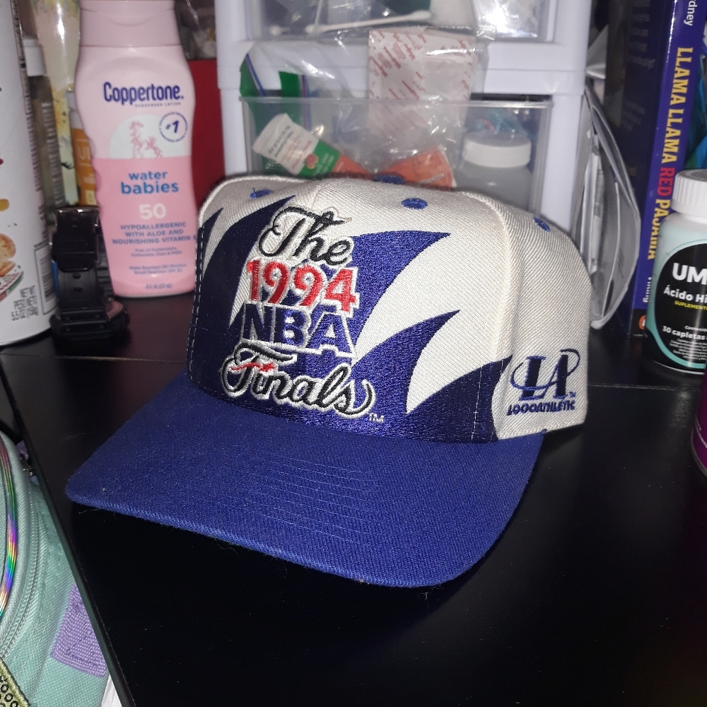 1994 NBA Finals Cap with Blue and White Design